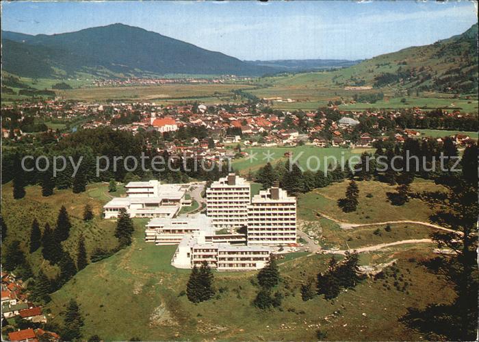 OBERAMMERGAU Bayern Rheuma Klinik Fliegeraufnahme