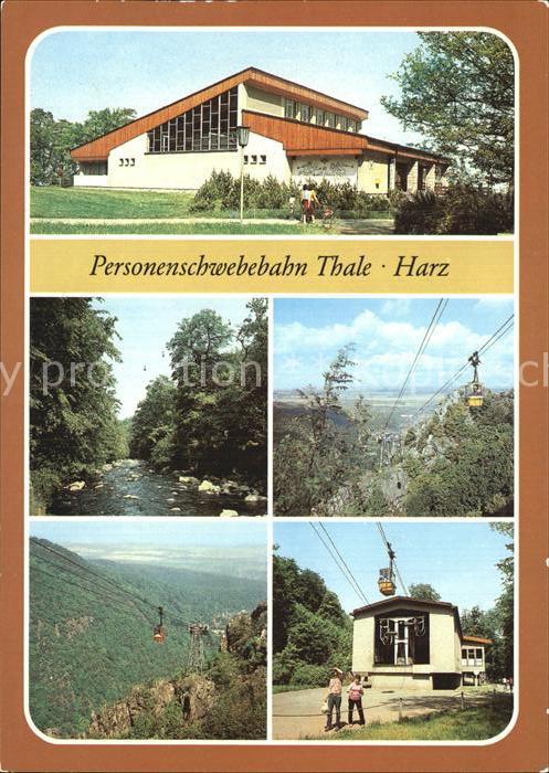 Thale Harz Personenschwebebahn Bergstation Hexentanzplatz Bodetal Thaleblick Tal