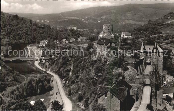 Heimbach Eifel Panorama mit Burg