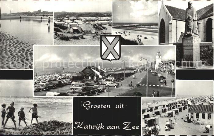 Katwijk aan Zee Strand Promenade  Campingplatz Monument