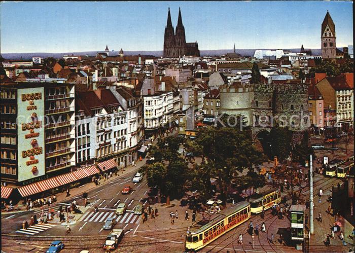 Koeln Rhein Hahnentor am Rudolfplatz
