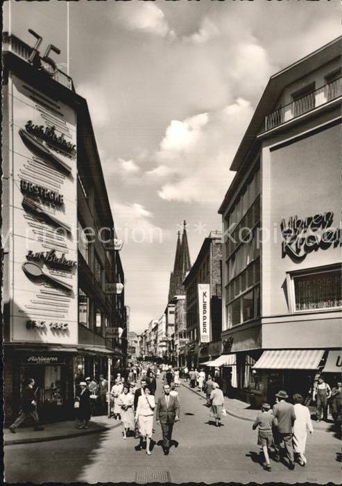 Koeln Rhein Hohestrasse