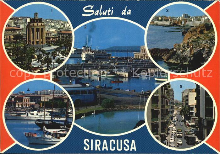 Siracusa Pantheon Il Porto Citta e scogliere Porto Corso Gelone
