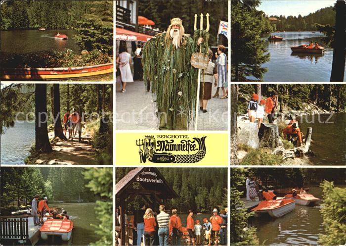 Mummelsee Teilansichten Neptun Bootsverleih