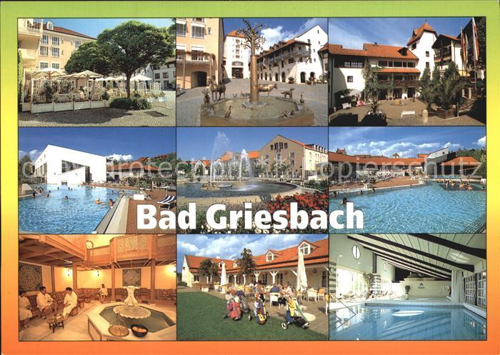 Bad Griesbach Rottal Thermal Mineralbad Golfressort Schwimm und Hallenbad Brunne