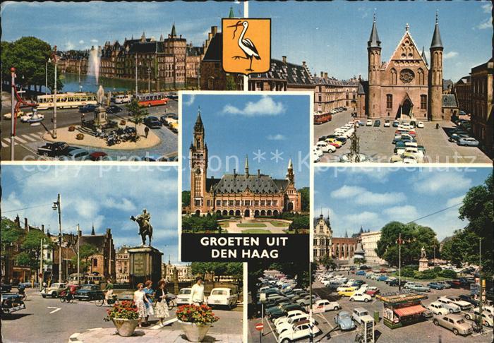 Den Haag Teilansichten Rathaus Marktplatz