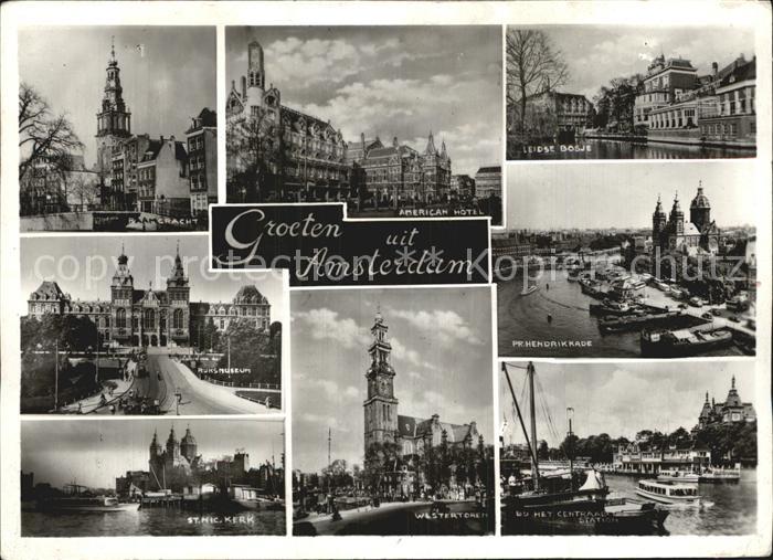 Amsterdam Niederlande Raamgracht American Hotel Leidse Bosje Rijksmuseum Pr Hend