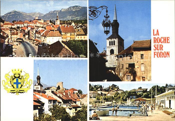 La Roche-sur-Foron Vue generale Eglise et la vieille porte