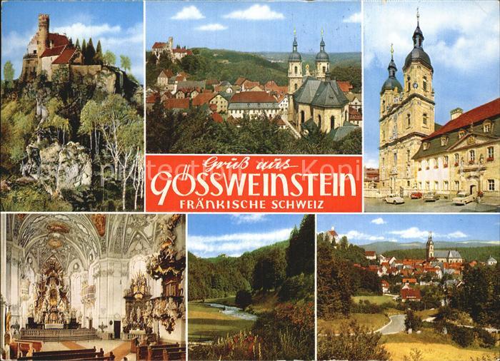 Goessweinstein Burg Panorama Kirche Inneres