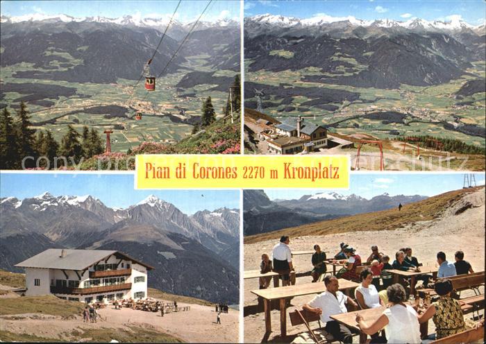 Bruneck Kronplatz Seilbahn Gasthaus Terrasse