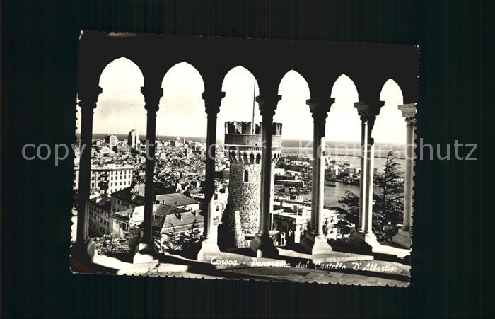 Genova Genua Liguria Panorama dal Castello d Albertio