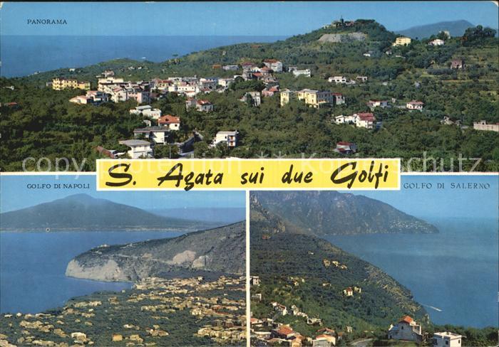Sant Agata sui due Golfi Panorama Golfo di Napoli Golfo di Salerno