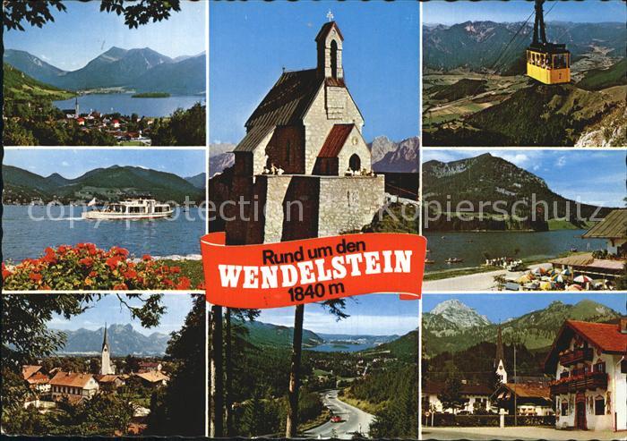 Wendelstein Berg mit Schliersee Tegernsee Brannenburg Wendelsteinkirche Bahn Spi