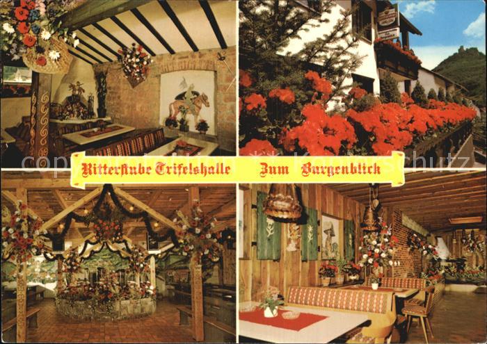 Rinnthal Ritterstube Trifelshalle Zum Burgenblick Gastraeume