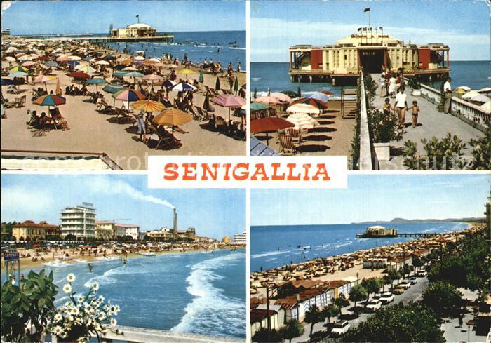 Senigallia Strandpartien Seebruecke