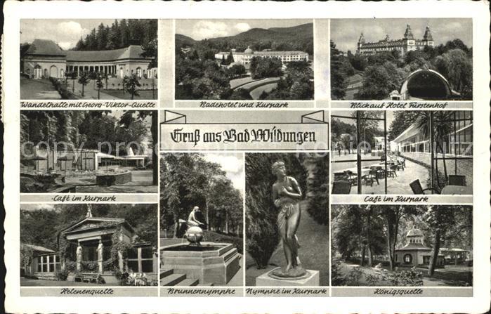 Wildungen Bad Helenquelle Kurpark Hotel Fuerstenhof