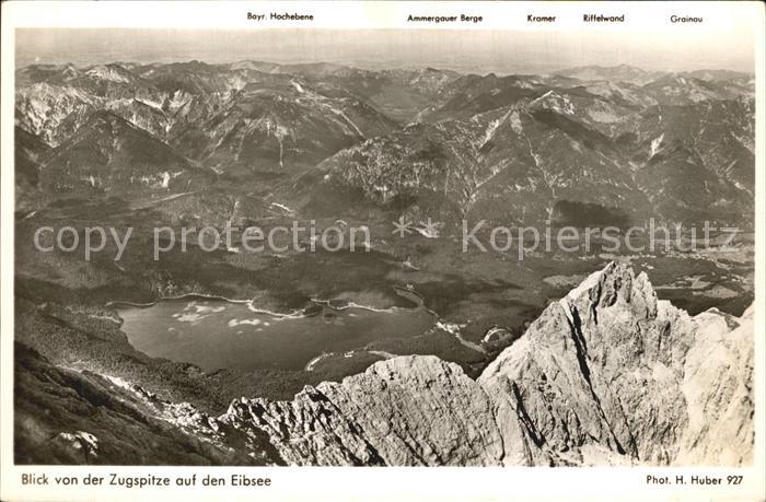 Eibsee Zugspitze Ammergauer Berge Kramer