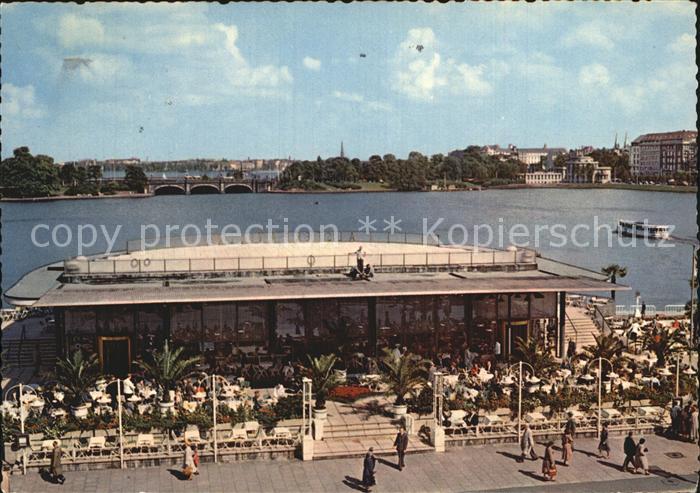 HAMBURG  CITY Alsterpavillon Binnenalster