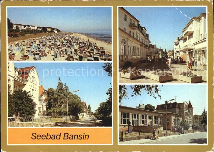 Bansin Ostseebad Strand Strandpromenade Karl Marx Strasse Erholungsheim Julian M