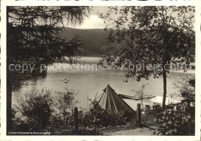 Attendorn Listertalsperre Zeltplatz