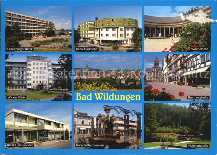 Bad Wildungen Oldenburger- Wicker  Helenenheim Klinik Kurschattenbrunnen Helenen