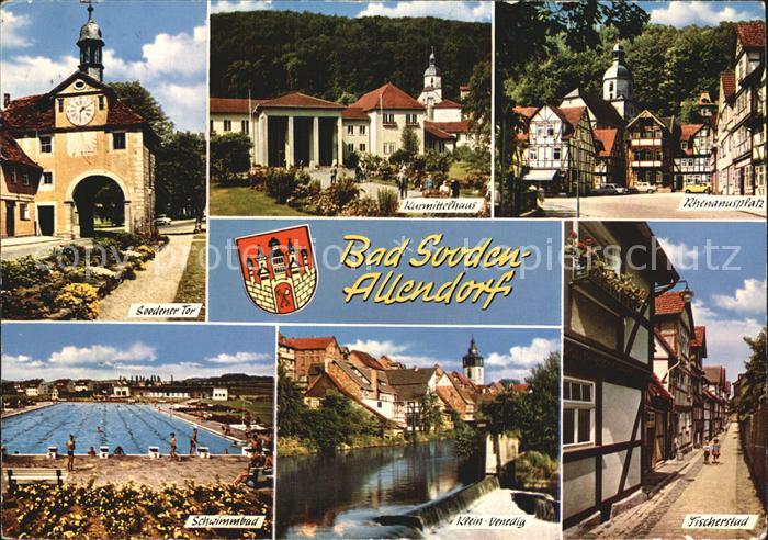 Bad Sooden-Allendorf Soodener Tor Schwimmbad Klein Venedig Kurmittelhaus