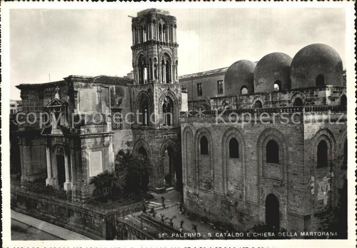 Palermo Sicilia Sankt Cataldus und Martoranakirche