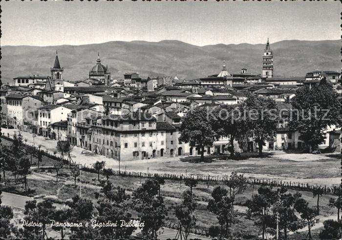 Pistoia Gesamtansicht mit Stadtgarten