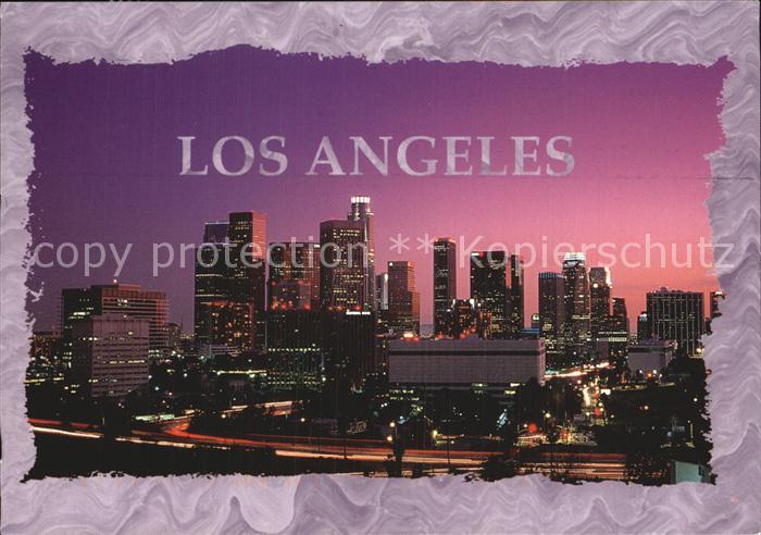 Los Angeles California Skyline bei Nacht