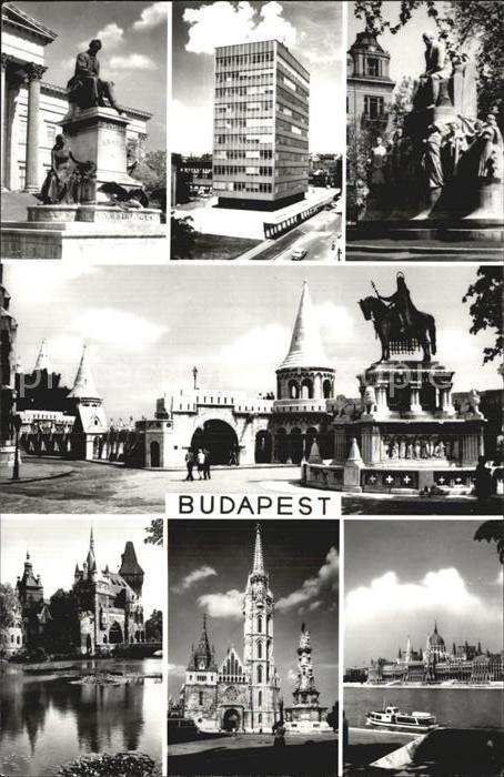 Budapest Schloss Denkmal Gesamtansicht