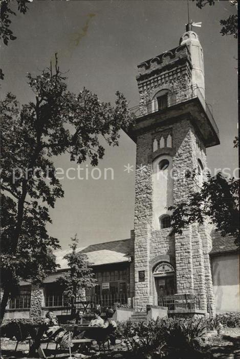 Pecs Aussichtsturm am Misina Gipfel