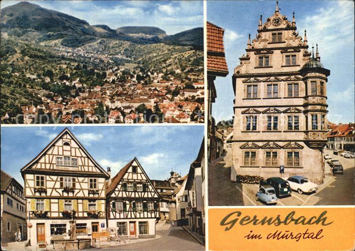 Gernsbach Altes Rathaus Hofstaette Gesamtansicht