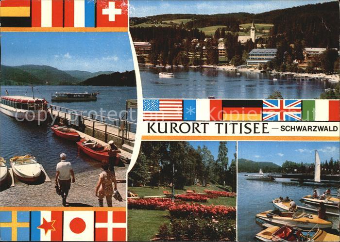 TITISEE Schwarzwald BW See Park Teilansicht