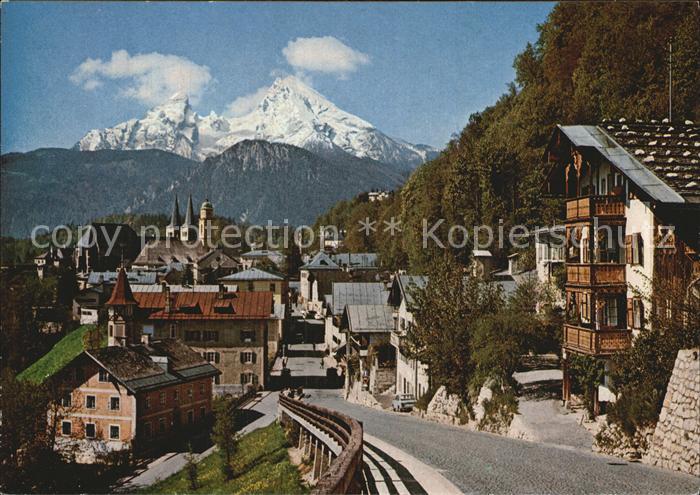 BERCHTESGADEN Bayern Blick zum Watzmann
