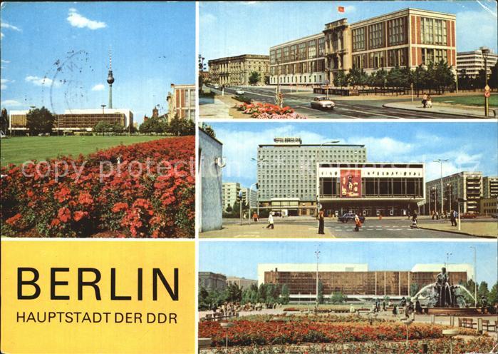BERLIN  CITY Palast der Republik Staatsgebaeude Interhotel Palast der Republik N
