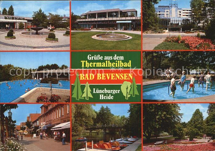 Bad Bevensen Thermalheilbad Kurpark Wassertretstelle Tretboote Kurhaus