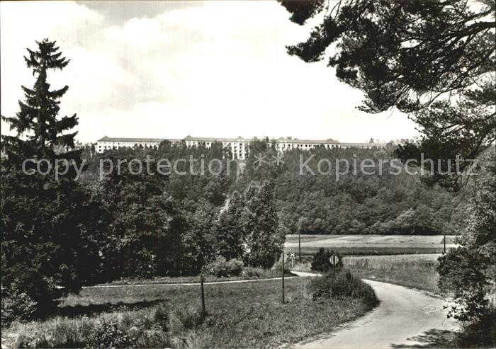 Bad Berka Blich zur Zentralklinik vom Dambachsgrund