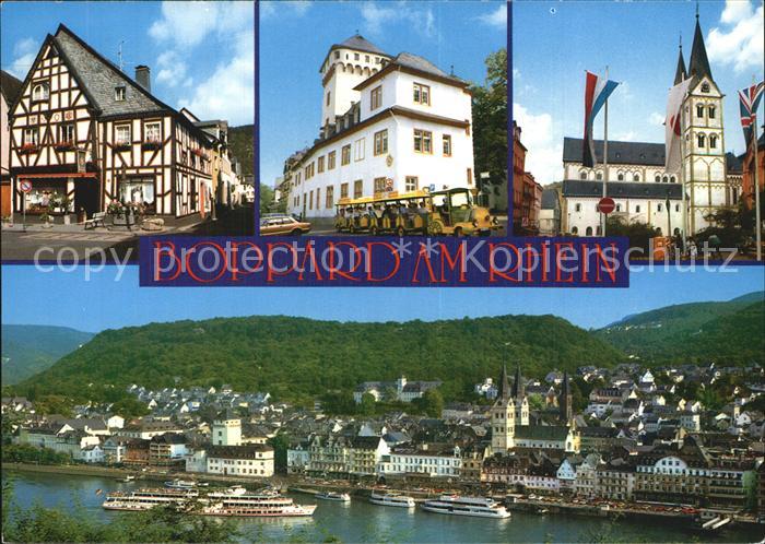 Boppard Rhein Panorama Fachwerkhaeuser Kirche