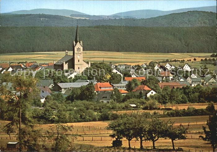 Medebach Teilansicht mit Kirche