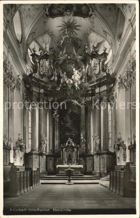 Amorbach Miltenberg Abteikirche Inneres