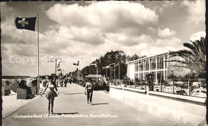 Groemitz Ostseebad Promenade und Kurmittelhaus