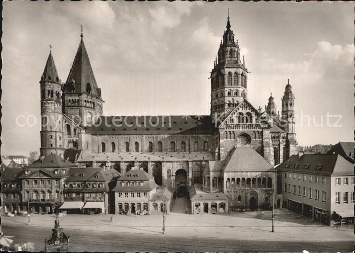 Mainz Rhein Dom Marktseite