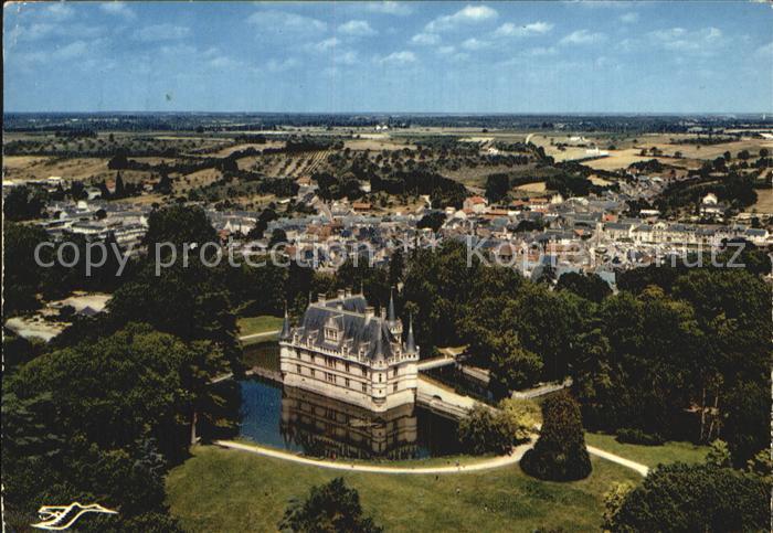 Azay-le-Rideau Panorama Le Chateau