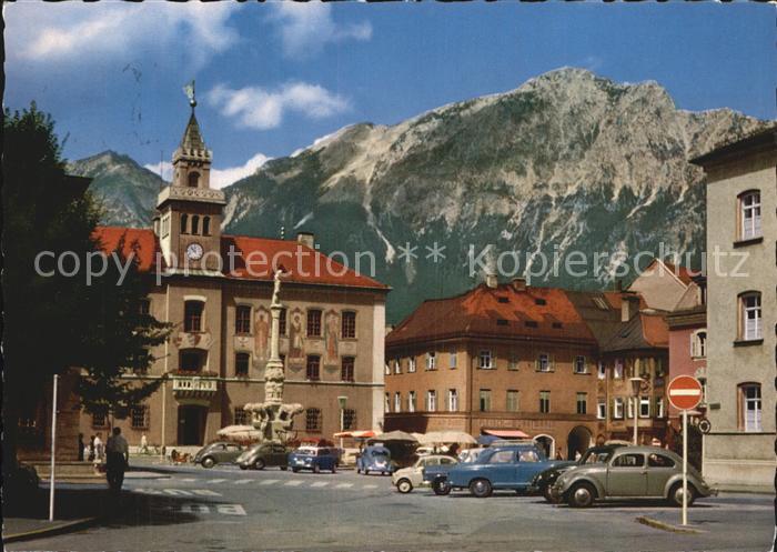 Bad Reichenhall Marktplatz mit Hochstaufen