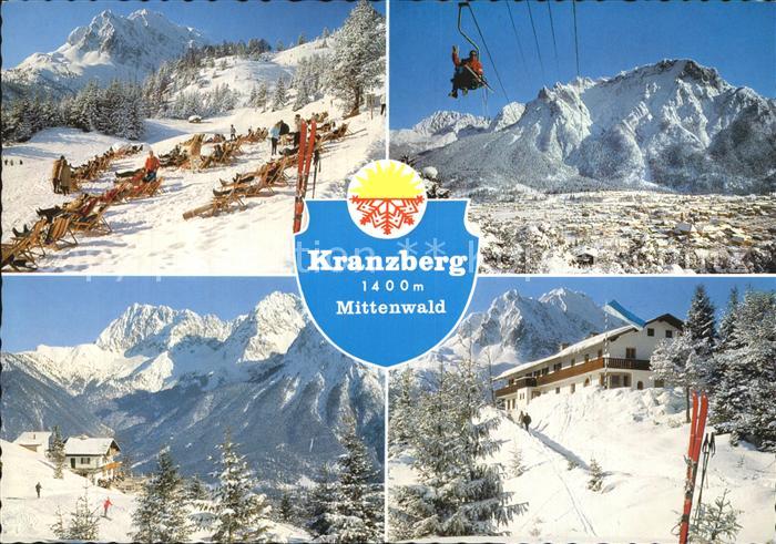 Mittenwald Bayern Kranzberg Wettersteingebirge Kranzberglift Kranzberghaus