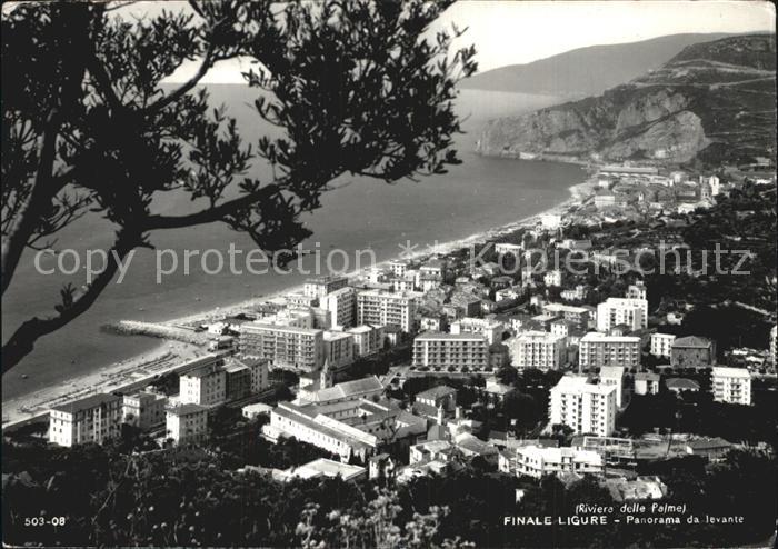 Finale Ligure Panorama da levante