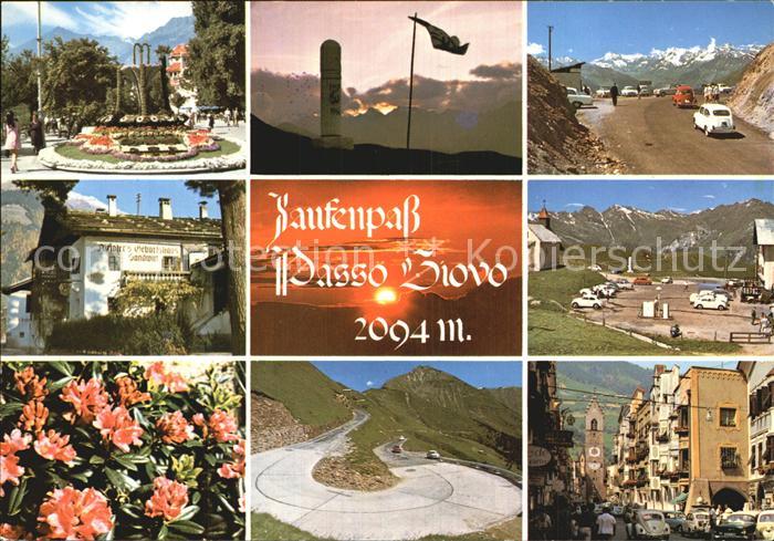 Passo del Giovo Jaufenpass Blumeninsel Turm Strasse Hofers Geburtshaus Sandwirt