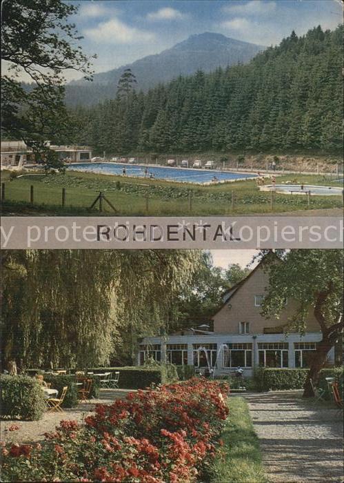 Weserbergland Rohdental Weinschaenke Schwimmbad