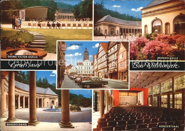 Bad Wildungen Georg Victor Quelle Wandelhalle Altstadt Wandelgang Konzertsaal
