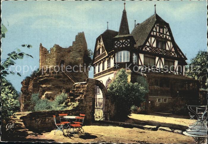 Saverne Bas Rhin Alsace Chateau du Haut Barr Ruines et Restaurant